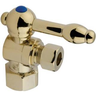 Kingston Brass CC43102KL 1/2 IPS 3/8 O.D. Komprimeringsvinkelafbrydelsesventil poleret messing