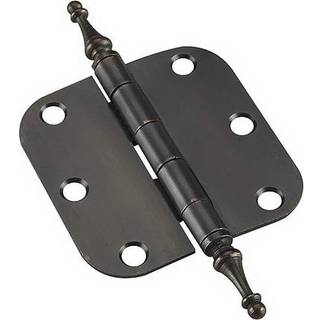 Richelieu Hardware 71820orbb videre fuld mortise r?v h?ngsel med steeple tip 3 in (76,2 mm) (2 pakning) 3-tommer (76 mm) oliekubbet bronze finish