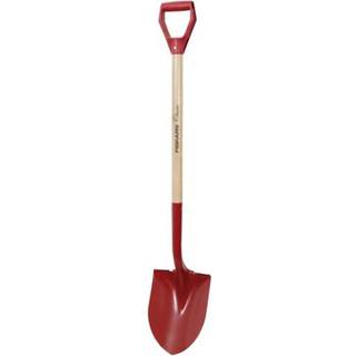 Fiskars classic stikspade rød med rødt håndtag