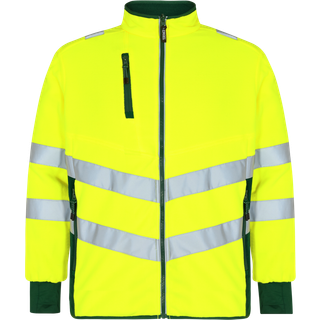 ENGEL Safety fleecejakke Gul/Grøn 1192-236 XL