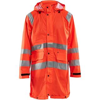 Blåkläder 4324 High Vis Regnjakke LEVEL 1 / High Vis Regnjakke LEVEL 1 - 4XL - High Vis Orange/Marineblå