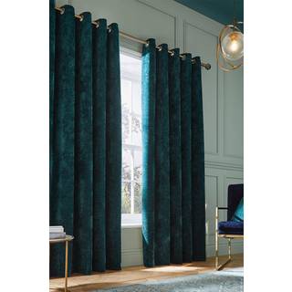 Hyperion Selene Luxury Chenille Weighted Thermal Lined Gardiner til gardinstang168x183cm
