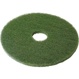 Gulvrondel 14" Ø356mm genanvendt PET fiber til grovere rengøring grøn