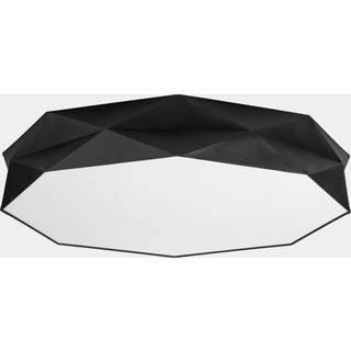 Loftlampe Kantoor New, Ø 88 cm, sort