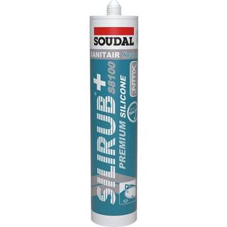 Silirub+ S8100 sanitetssilikone 330 ml lys grå
