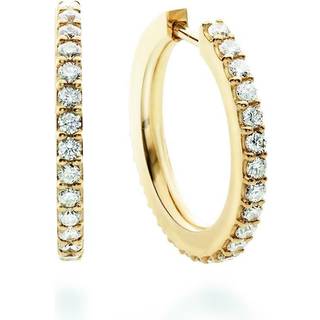OLE LYNGGAARD COPENHAGEN Love Band - creol øreringe lille 18 karat rødguld 42 brill. i alt 0,42ct TW.VS. Ø: 16 mm