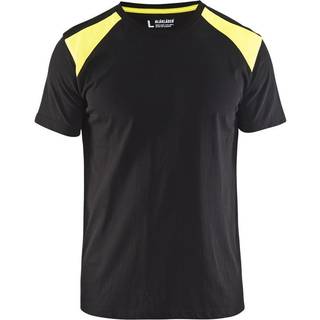 Blåkläder 3379 T-shirt / T-shirt - XS - Sort/High Vis Gul
