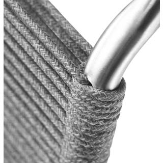FDB Møbler M20 Teglgård Cord Chair stol Light grey mixed-stainless steel