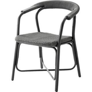 Cane-Line - Noble stol m/armlæn INDOOR Black, rattan