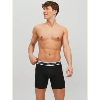 Jack & Jones Solid Boxer Briefs 3 Pack Black