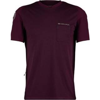 Endura GV500 Foyle T Cykeltrøje Aubergine - Størrelse Large