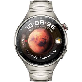 Huawei Watch 4 Pro LTE smartwatch, 49 mm, brun læderrem