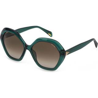 Police SPLD29 0874 57 Solbriller Mænd Grøn - Transparent Green - 57mm