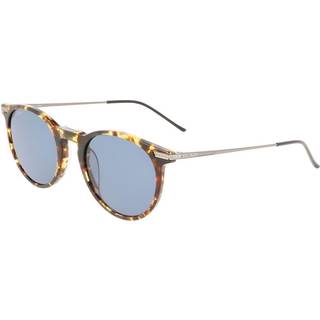 Calvin Klein Unisex CK22528TS 237 Solbriller Acetat Havana Blå Rund Normal