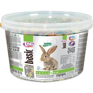 Lolo Pets Rabbit feed complete 2000g in bucket