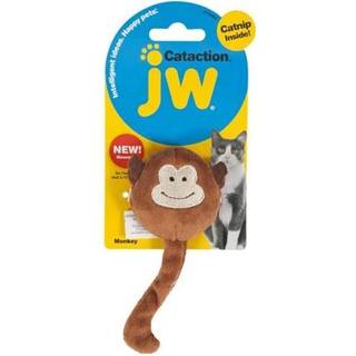 JW Cataction Catnip Monkey Brown