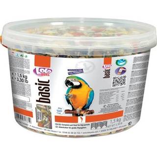 Lolo Pets Parrot feed complete in bucket 1500g