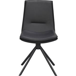 Rowico Home Lowell stol Sort læder/sort