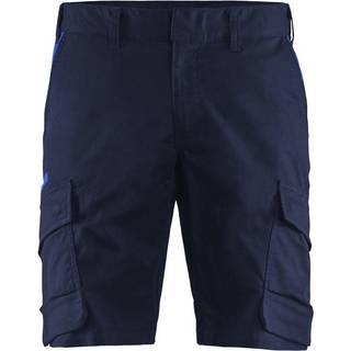 Blåkläder 1446 Industri Shorts stretch / Industri Arbejdsshorts stretch - C60 - Marineblå/Koboltblå
