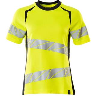 MASCOT ACCELERATE SAFE T-shirt, hi-vis gul/mørk marine - M