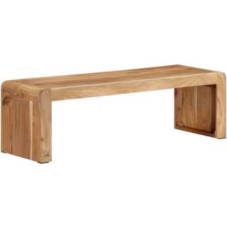 tv-bord 110x33x33 cm massivt akacietræ