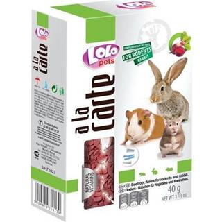 Lolo Pets A la carte flakes - beetroot 40 g