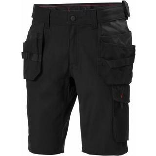 Helly Hansen Workwear Oxford 77463-990 Håndværkershorts sort, stræk Sort