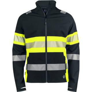 ProJob 6442 Jakke I Stretchmateriale En Iso 20471 Klasse 1 - Yellow/Black - XL