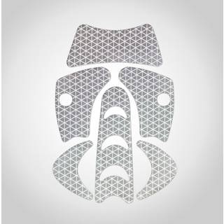 KASK WAC00001.055 Refleks sæt til hjelm PLASMA HI VIZ Grå