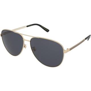 Gucci GG1233SA Asian Fit 001 63 Solbriller Mænd Guld - Gold - 63mm