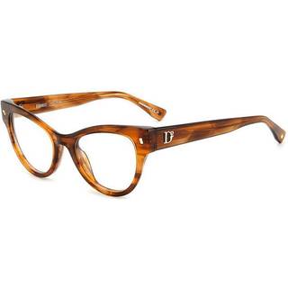 Dsquared2 D2 0070 EX4 49 Briller Kvinder Brun - Dark Brown Horn - 49mm