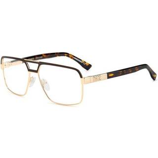Dsquared2 D2 0034 UFM 59 Briller Mænd Brun - Matte Brown Gold - 59mm
