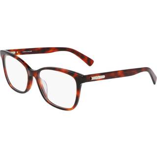 LONGCHAMP Unisex LO2680 518 Optiske stel Havana/Rød Firkantet