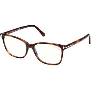 TOM FORD Kvinde FT5842-B 053 Optiske stel Acetat Havana Firkantet Normal
