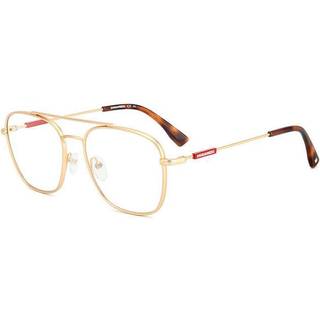 Dsquared2 D2 0047 AOZ 56 Briller Mænd Guld - Matte Gold - 56mm