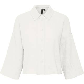Natali Crop Skjorte, Snow White, M