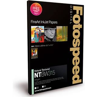 Fotospeed Natural Soft Textured Bright White 315 g/m² - A3, 25 ark