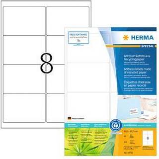 Herma etiketter recycled 99,1x67,7mm hvid