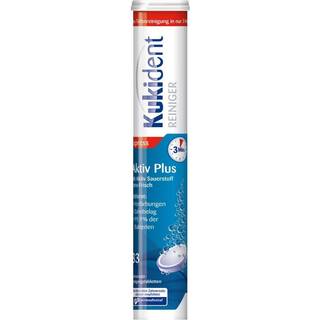 Kukident Aktiv Plus Rense-tabletter til protese 33 stk.