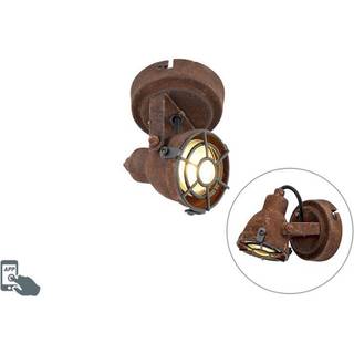 Smart Spotlight Rustbrun inkl. WiFi GU10 - Sorra