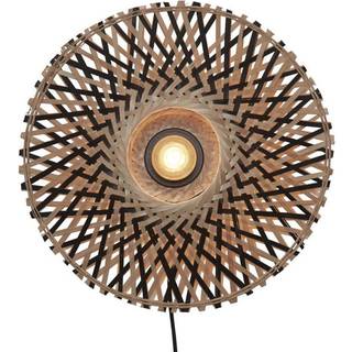 GOOD & MOJO Kalimantan væg natur/sort Ø 30cm