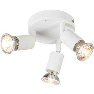 Moderne spotlight hvid vipbar rund 3-lys - Jeany