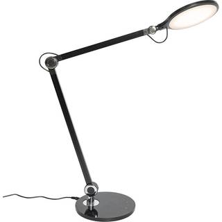 Design bordlampe sort inkl. LED med touch og induktionslader - Don