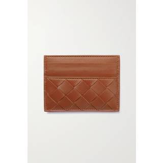 Bottega Veneta Intrecciato leather card holder - brown - One Size