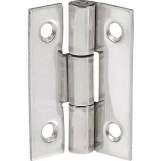 Schmale hængsler (L x B) 30 mm x 22 mm Rustfrit stål