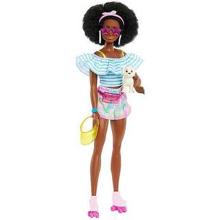 Barbie med Rulleskøjter og tilbehør Barbie dukker HPL77