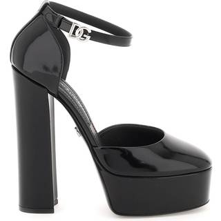 Dolce&Gabbana Patent leather platform pumps - black - EU 40