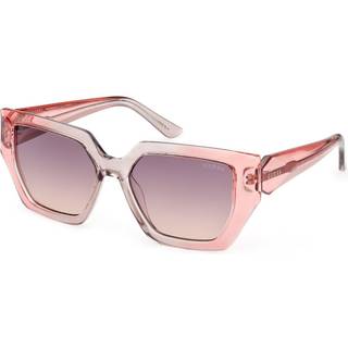 Guess Kvinde GU7896 74Z Solbriller Injiceret Rosa Violet Geometrisk Normal Skygge