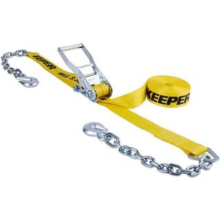 Keeper - 2 """" X 27 'Heavy Duty Ratchet Tie -Down med k?deend og Grab Hook - 3 333 lbs. Arbejdsbelastningsgr?nse og 10 000 lbs. Break Strength