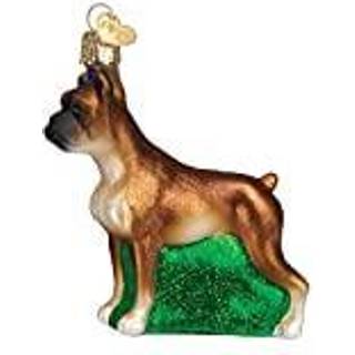 Old World Christmas Ornaments: Dog Collection Glass bl?st ornamenter til juletr?bokserhund
